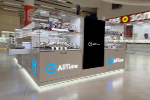 Островной магазин часов и украшений AllTime в ТЦ Фабри, г. Стерлитамак