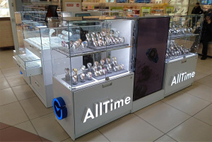 Островной магазин часов и украшений AllTime в ТРЦ Ярмарка, г. Астрахань