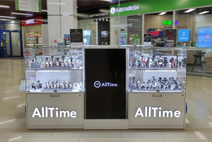Островной магазин часов и украшений AllTime в ТРЦ Green Park, г. Нижневартовск