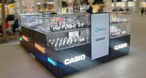 Островной магазин часов Casio AllTime в ТЦ Зеленопарк, г. Зеленоград