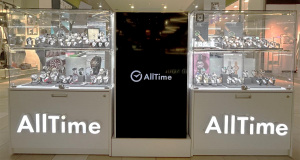 Островной магазин часов и украшений AllTime в ТРЦ Аура, г. Ярославль